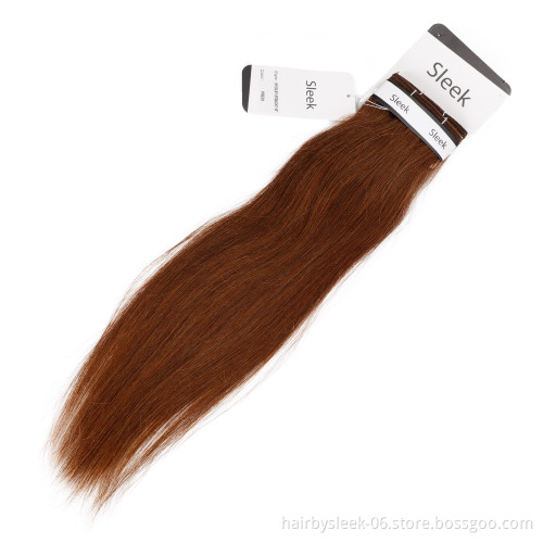 Rebecca Fashion wholesale cheap 10A color PRE30 double weft raw straight human extension virgin cuticle aligned brazilian hair